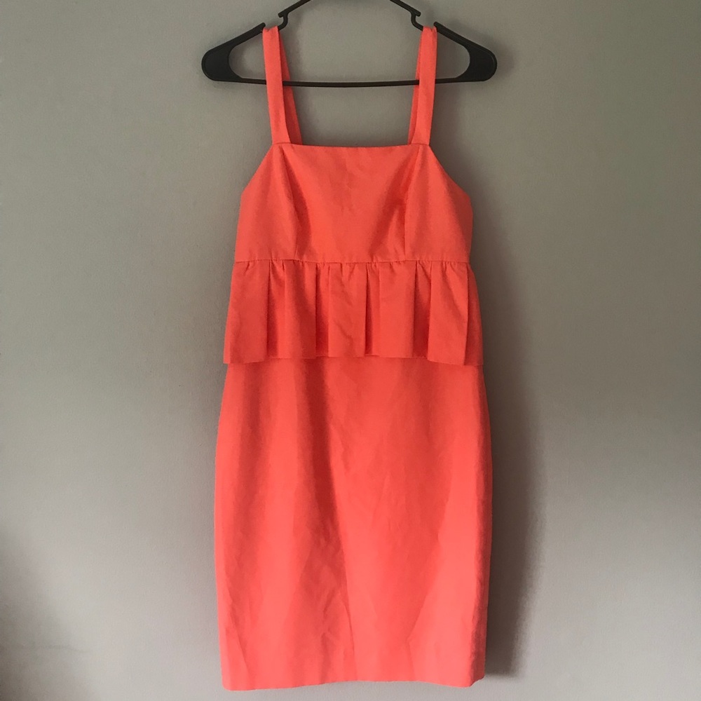 NWT J. Crew Peplum Dress - Picture 3 of 4